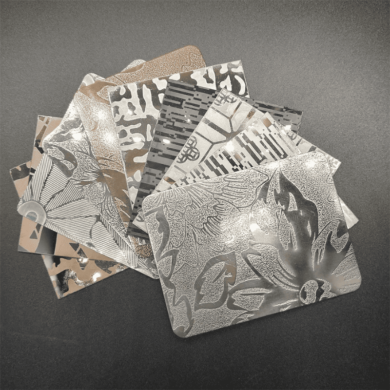 Листы из нержавеющей стали с химическим травлением